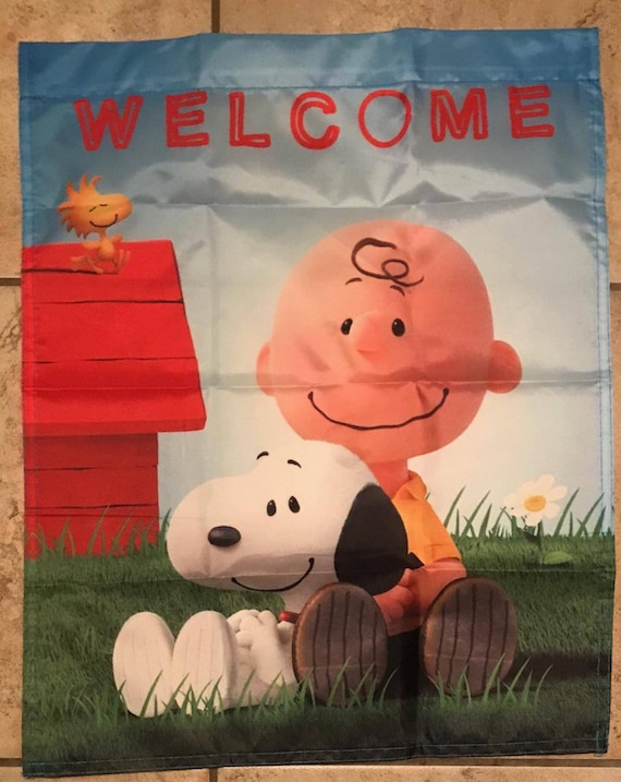 Peanuts Snoopy USA 4th Of July Garden Flag 12/"X18/"-Free Shipping-New In Package