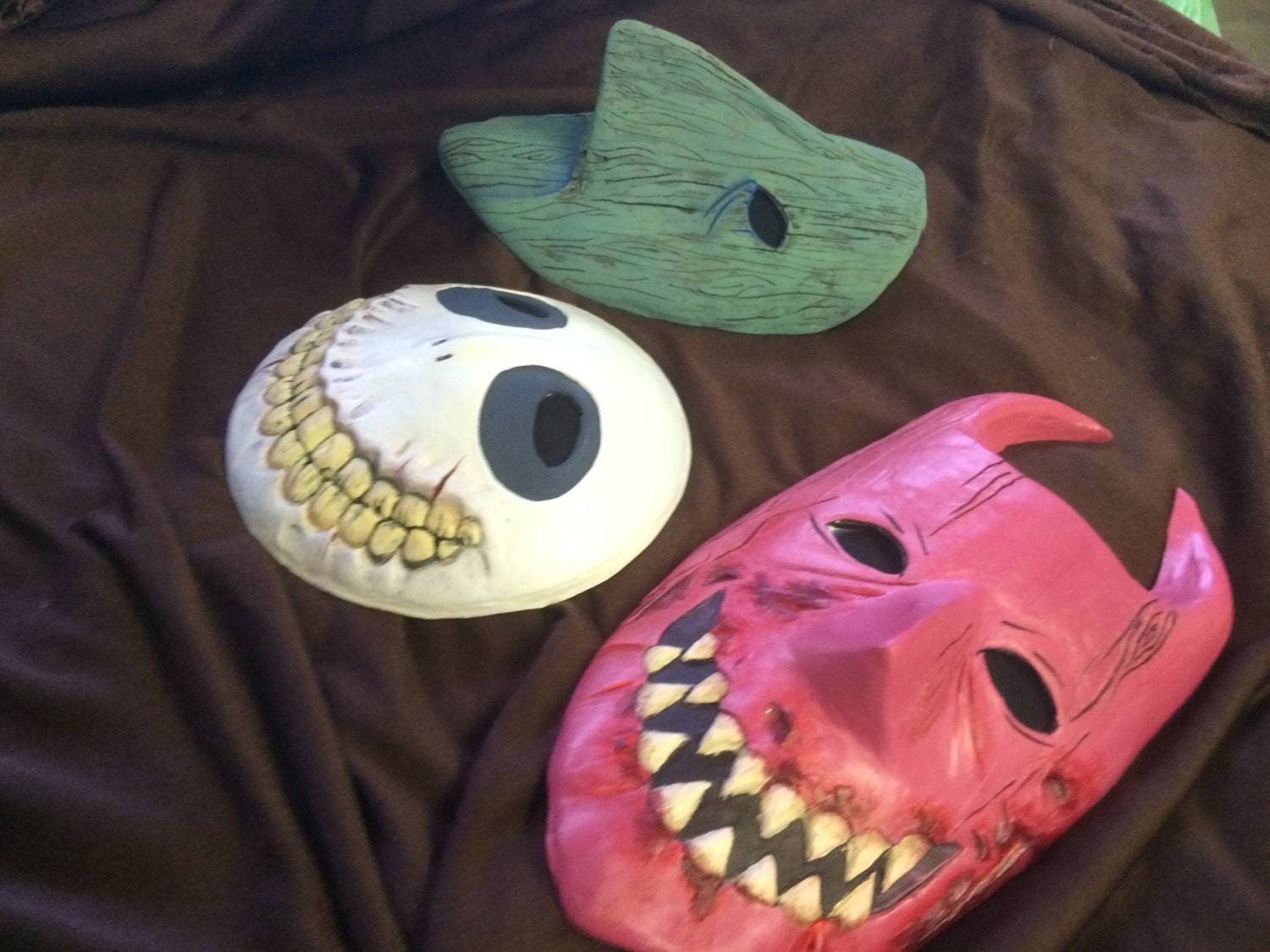 Lock Shock and Barrel Nightmare Before Christmas masks Etsy
