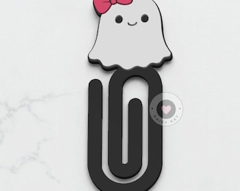 Girl Ghost Paper Clip STL/3MF File: 3D Printing Download, Commercial Use