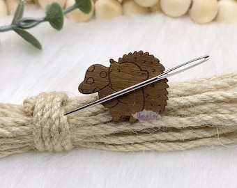 Hedgehog Needle Minder, Embroidery, Needle point gift, Needle Nanny, Needle Keeper, Magnetic Needle Minder, Needlework Supplies, Sewing Gift