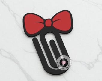 Bow Paper Clip / Bookmark 3D Printing File: STL & 3MF Commercial Use