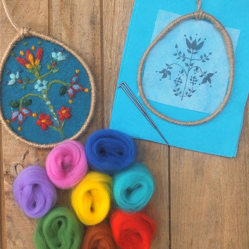 Needle Felting Kit Felting Kit Picture Kit Craft Kit River Etsy UK