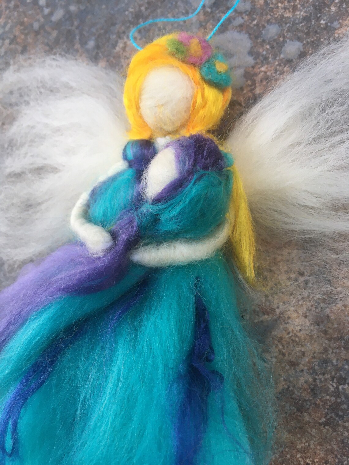 Needle felt a fairy kit.Needle felting kit. Mother and baby. Etsy
