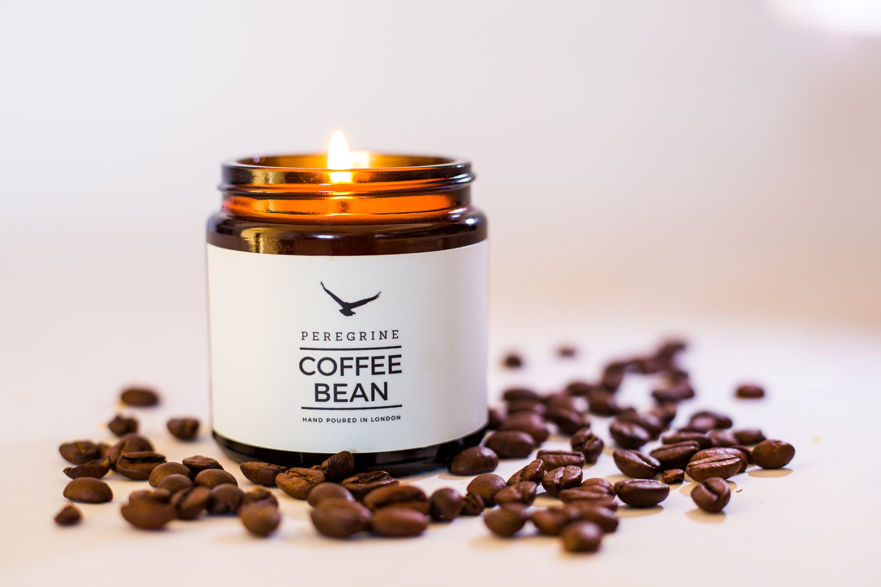 Coffee Bean Candle by Peregrine Hand Poured Scented Candle Etsy