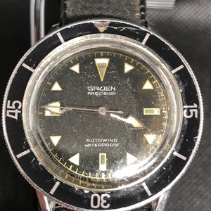 On Hold. Vintage 50 s Gruen Ocean Chief Dive Watch. NO RETURNS Etsy UK