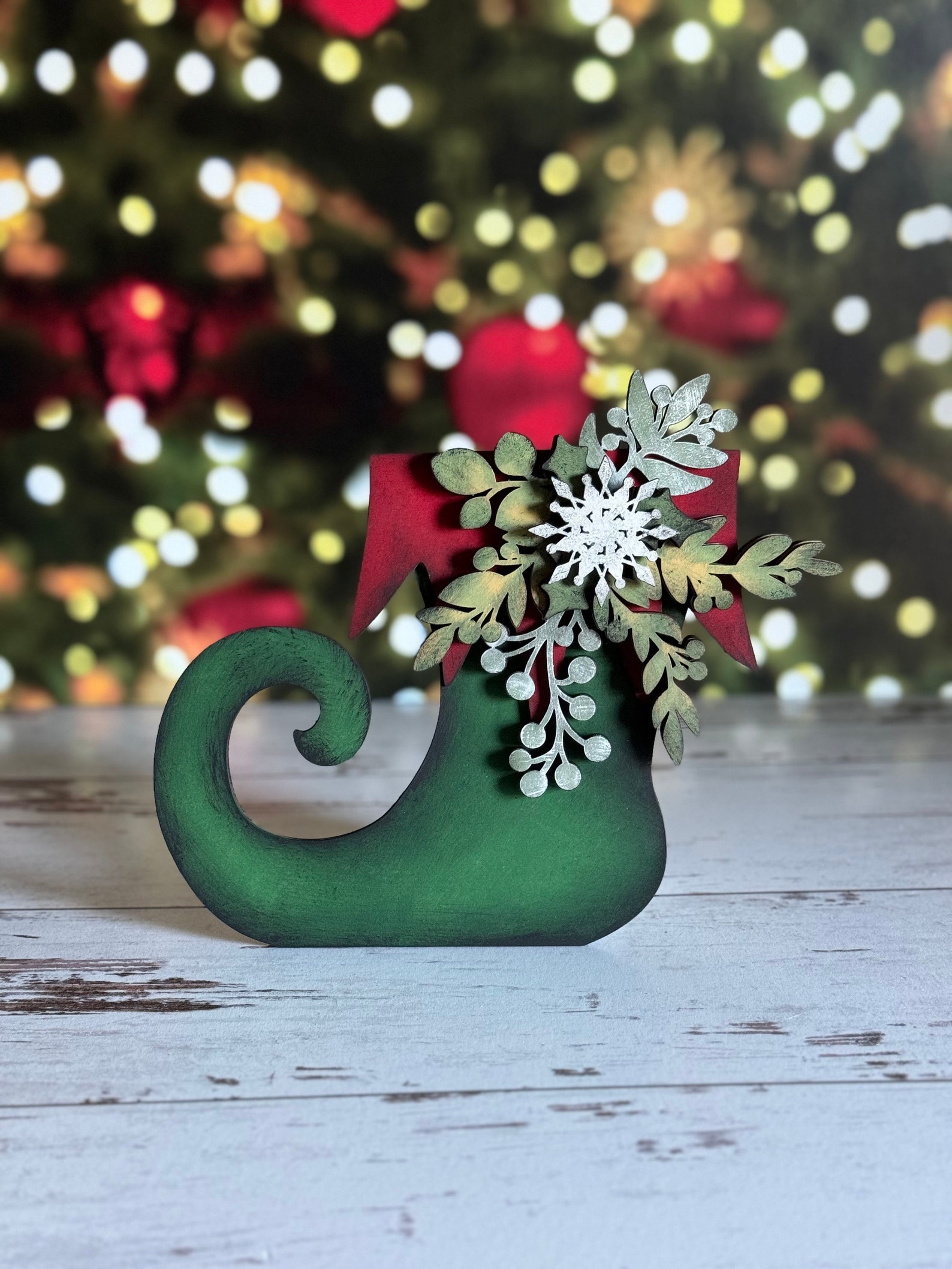 Elf Boot Craft Christmas Elf Boot SVG Digital Download for Glowforge or Laser for 1/8 ...