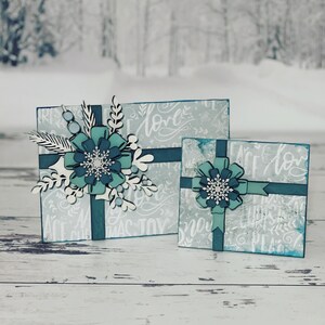 Decorated Present Set SVG Digital Download for Glowforge or Laser For 1/8” & 1/4” Material Not a Physical Item READ Item Details
