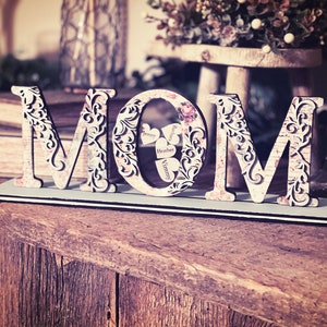 Mom Sign SVG Mothers Day Sign Digital Download for Glowforge or Laser ...