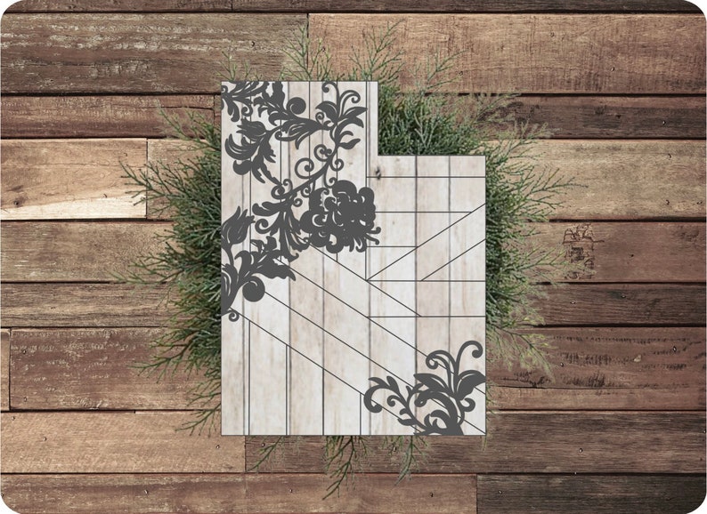 Rustic Sign Svg Rustic Farmhouse Utah Sign SVG Digital Download for Glowforge or Laser ...