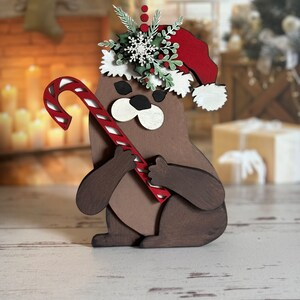 Christmas Otter SVG Digital Download for Glowforge or Laser for 1/8 and