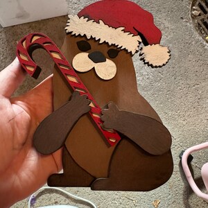 Christmas Otter SVG Digital Download for Glowforge or Laser for 1/8 and