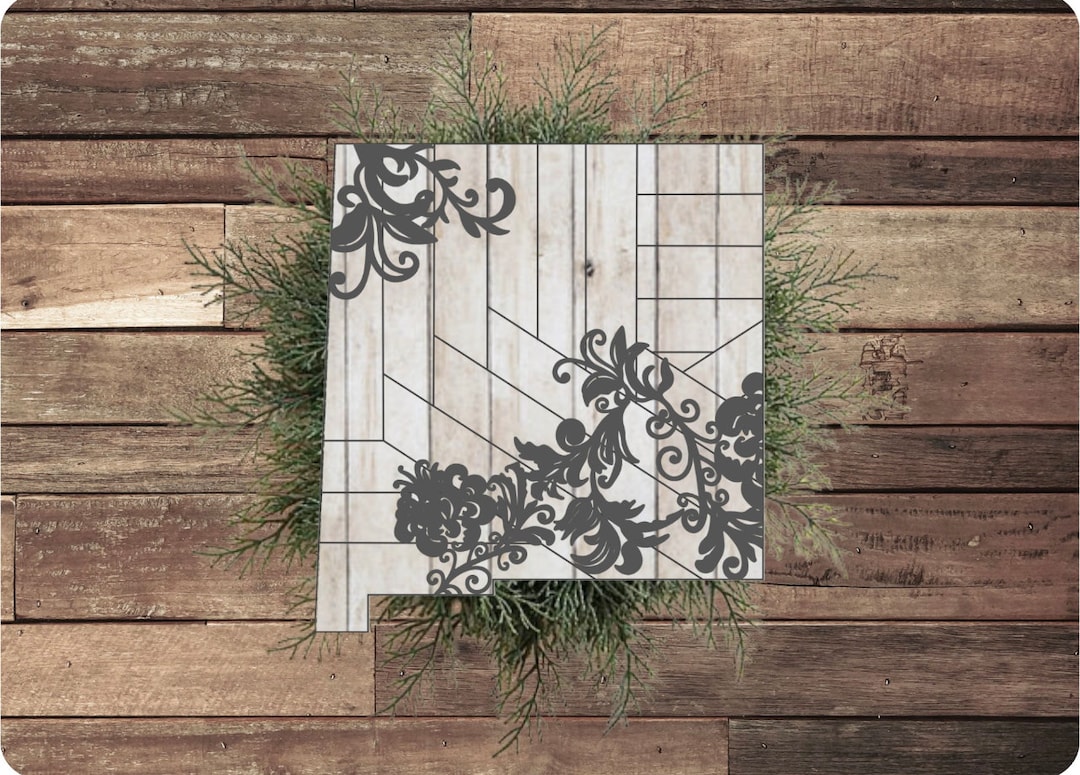Rustic Farmhouse New Mexico Sign SVG Digital Download for Glowforge or ...