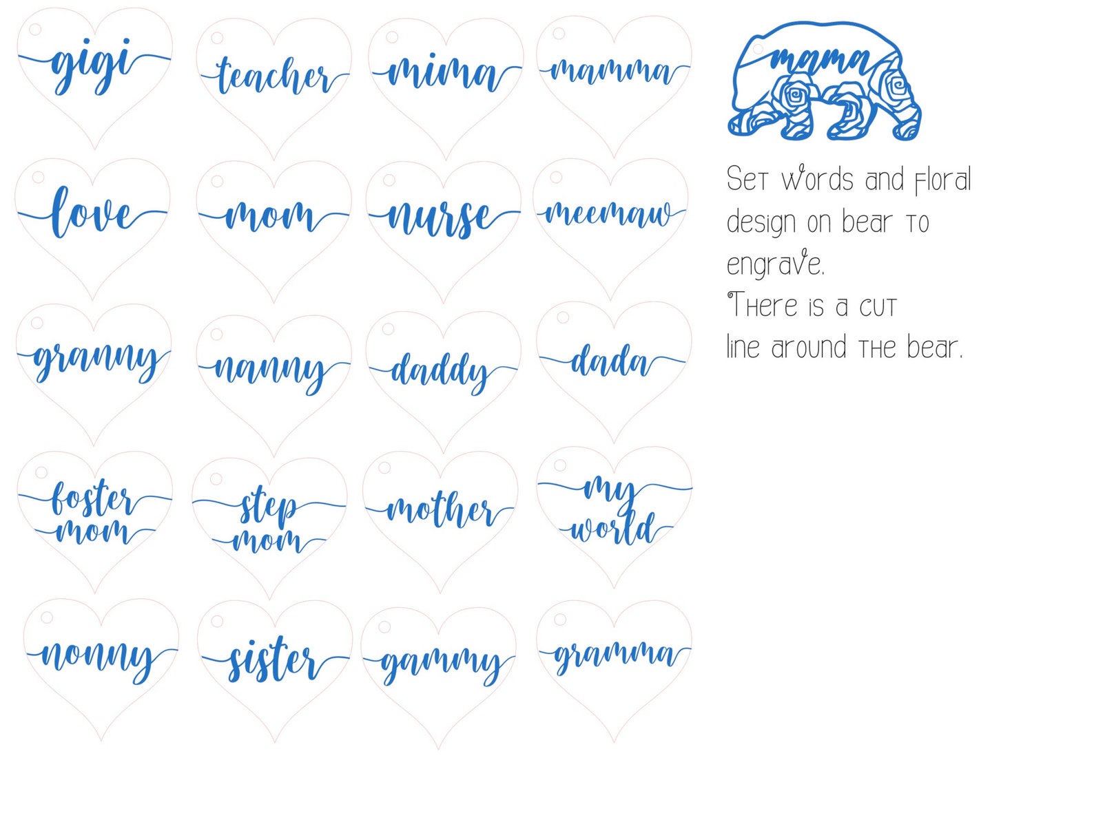 Free Free Mama Bear Keychain Svg 784 SVG PNG EPS DXF File