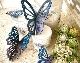 3D Butterflies - Set of 5 - SVG Digital Download for Glowforge or Laser -Not a Physical Item -FOR 1/8” MATERIAL only