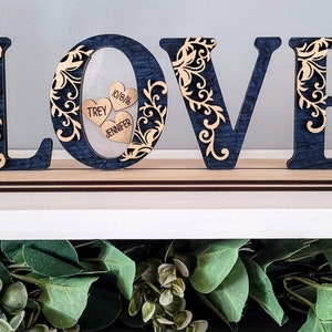 Love Sign SVG Digital Download For Glowforge Or Laser For 1/8” & 1/4” Material Anniversary Sign Not a Physical Item Read Item Description