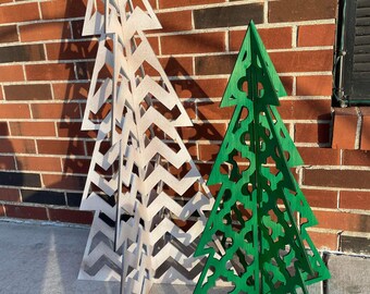 1/4 "Extra Large 3D Trees SVG Digital Download 2', 3', 4' in Size Para láseres de cama grande y Glowforge Pro -NO es un producto físico