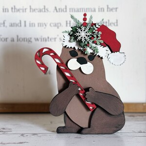 Christmas Otter SVG Digital Download for Glowforge or Laser for 1/8 and