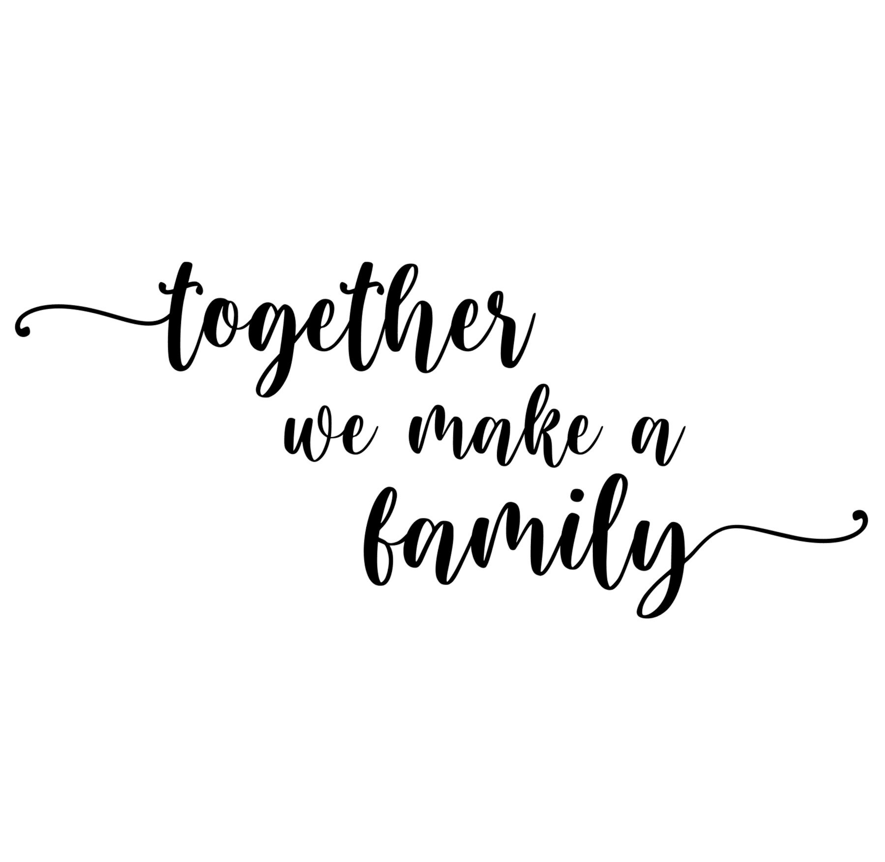 Together We Make A Family Digital File SVG PNG PDF Jpeg - Etsy