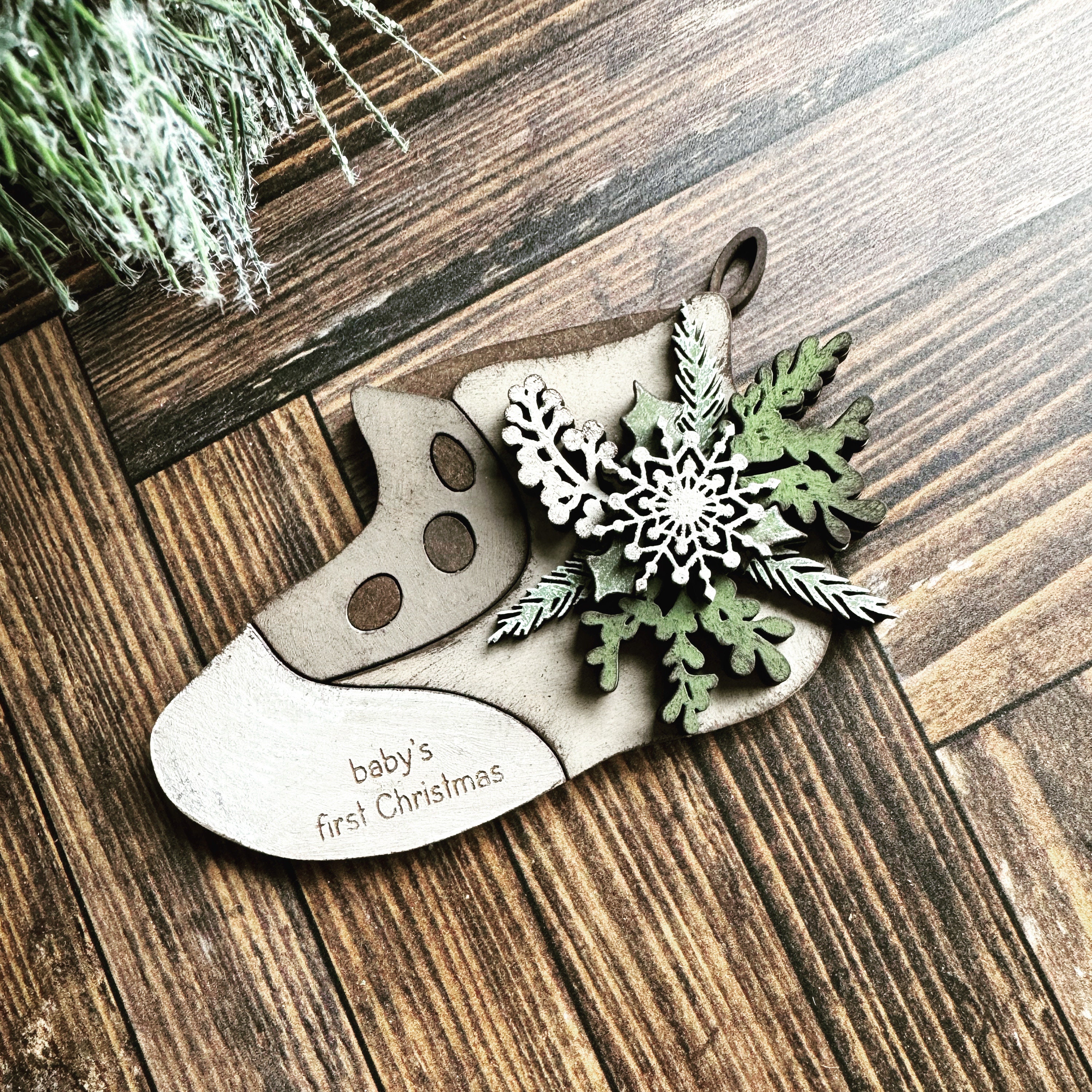 Baby Booty Ornament Baby’s First Christmas SVG Digital Download for Glowforge or Laser -Not a Physical Item Read Item Description