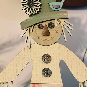 Primitive Scarecrow SVG Digital Download for Glowforge or Laser for 1/8” and 1/4” Material -Not a Physical Item