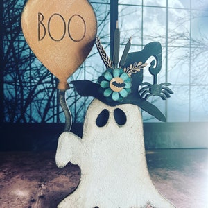 Fall Ghost Witch SVG Digital Download For Glowforge or Laser For 1/8” and 1/4” Material Not a Physical Item Read Item Description