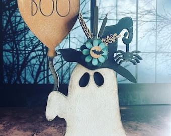 Fall Ghost Witch SVG Digital Download For Glowforge or Laser For 1/8” and 1/4” Material Not a Physical Item Read Item Description