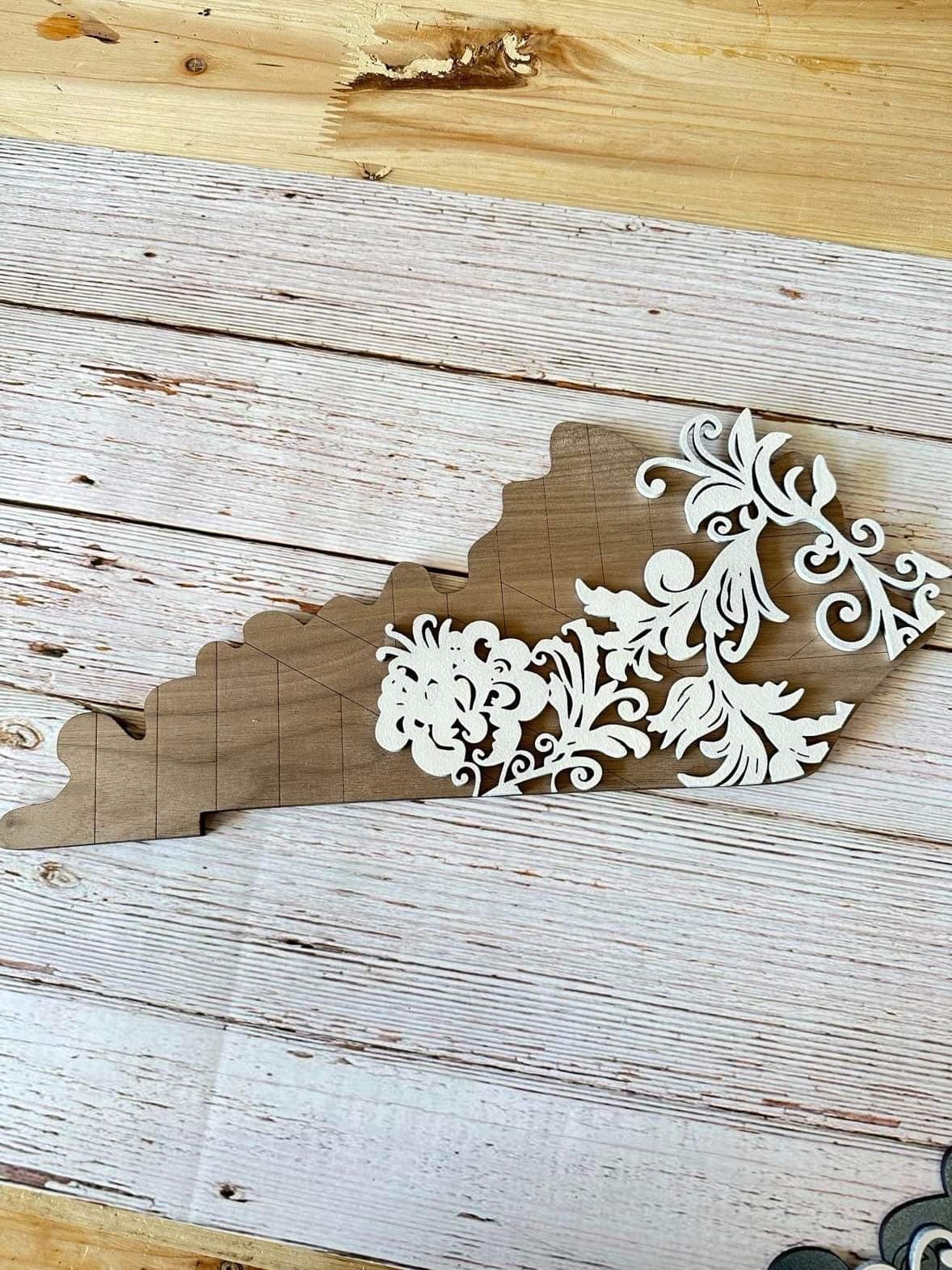 Rustic Sign Svg Rustic Farmhouse Kentucky Sign SVG Digital Download for Glowforge or ...