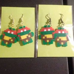 ninja turtle earrings