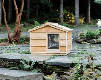 Outdoor Cat House - Insulated Cat House For Winter/Feral Cat House/Cat Shelter/Feral Cat Shelter