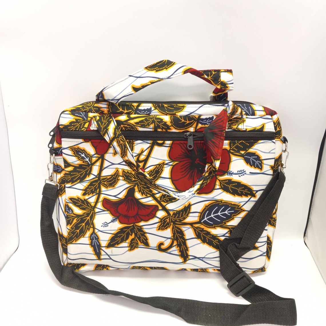 Ankara Laptop Bag, African Laptop Bag, Tribal Laptop Bag, African