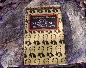 Thoreau Essay Book Etsy Henry David Thoreau Civil Disobedience And Other Essays Christmas Essay In English also Science Development Essay Essay About Learning English Language