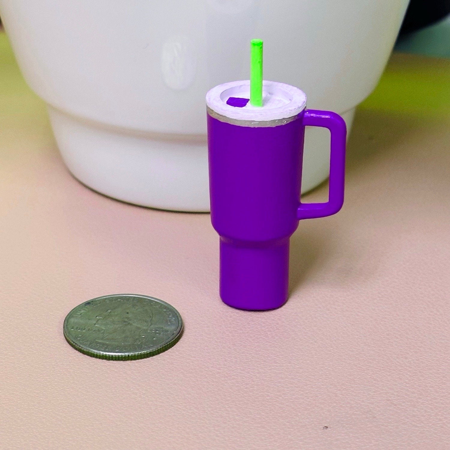 1:6 Miniature Stanley Keychain Fidget 3D Printed -  Israel