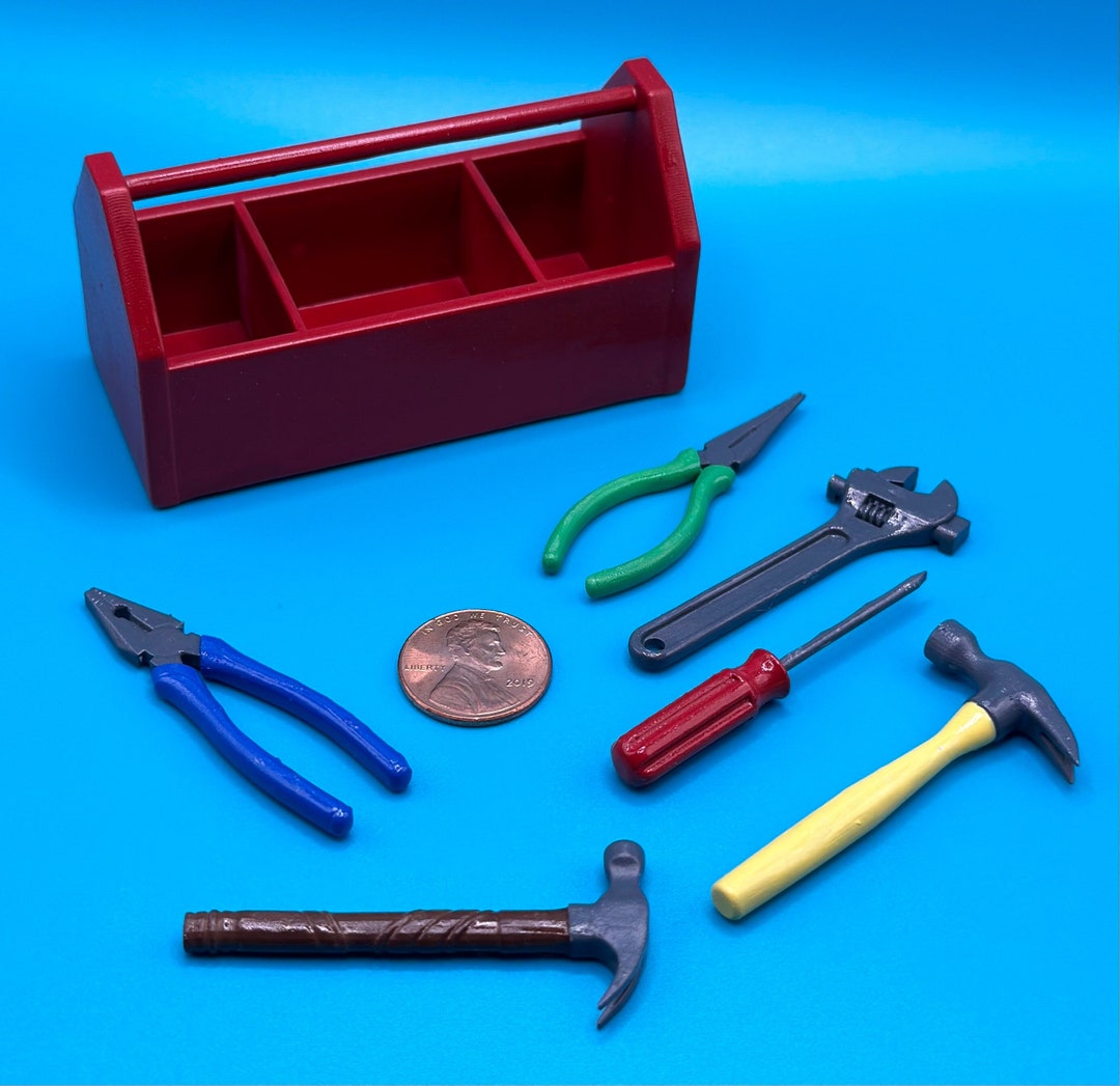 Miniature Tool Box With Tools Etsy