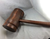 LARGE Wooden Mallet 19 Inches Long 8 Pounds 11 Inch Wide Head Display Piece 02018