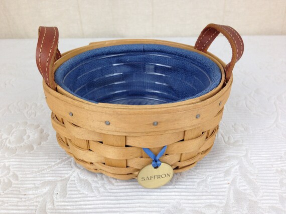 ヴィンテージ ロンガバーガー バスケット 6 1/2 インチ ラウンド