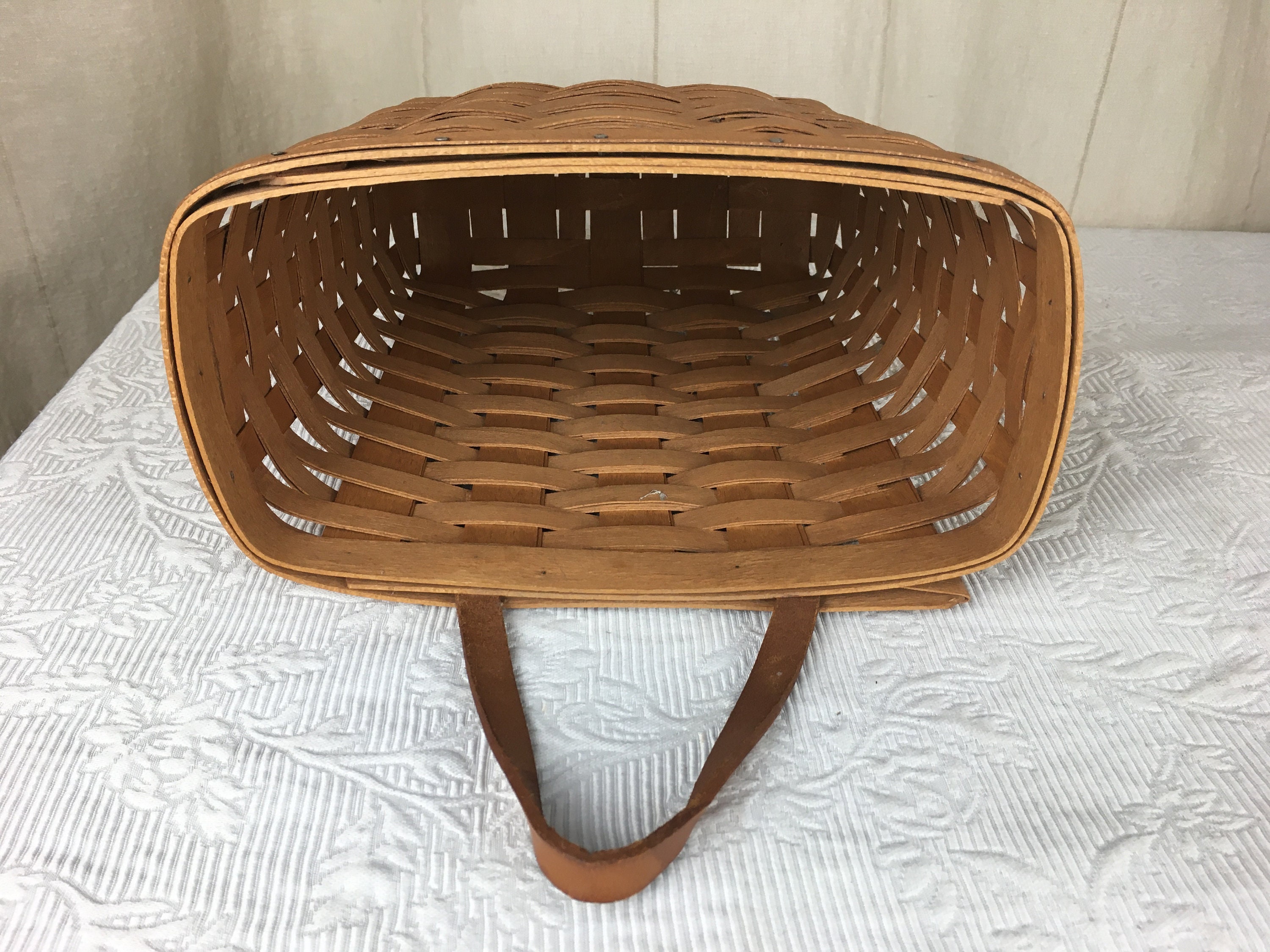 ロンガバーガーバスケット　9 Longaberger Mail Basket Large Size 9 3/4 X 9 3/4 X 5 1/2 With