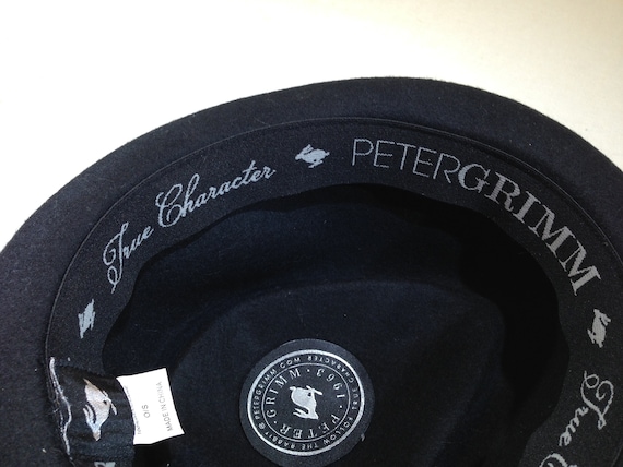 Vintage Black Pork Pie Style Hat From Peter Grimm Co. True  display picture 3