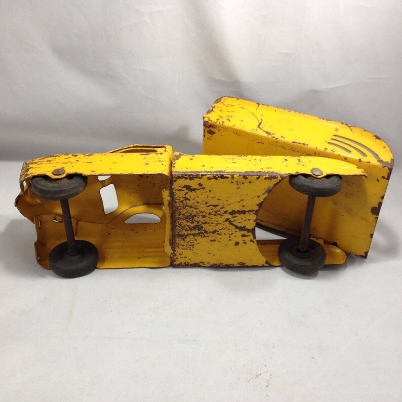 Vintage Toy Truck Has Remnants of Shell Decal Missing Front Etsy
