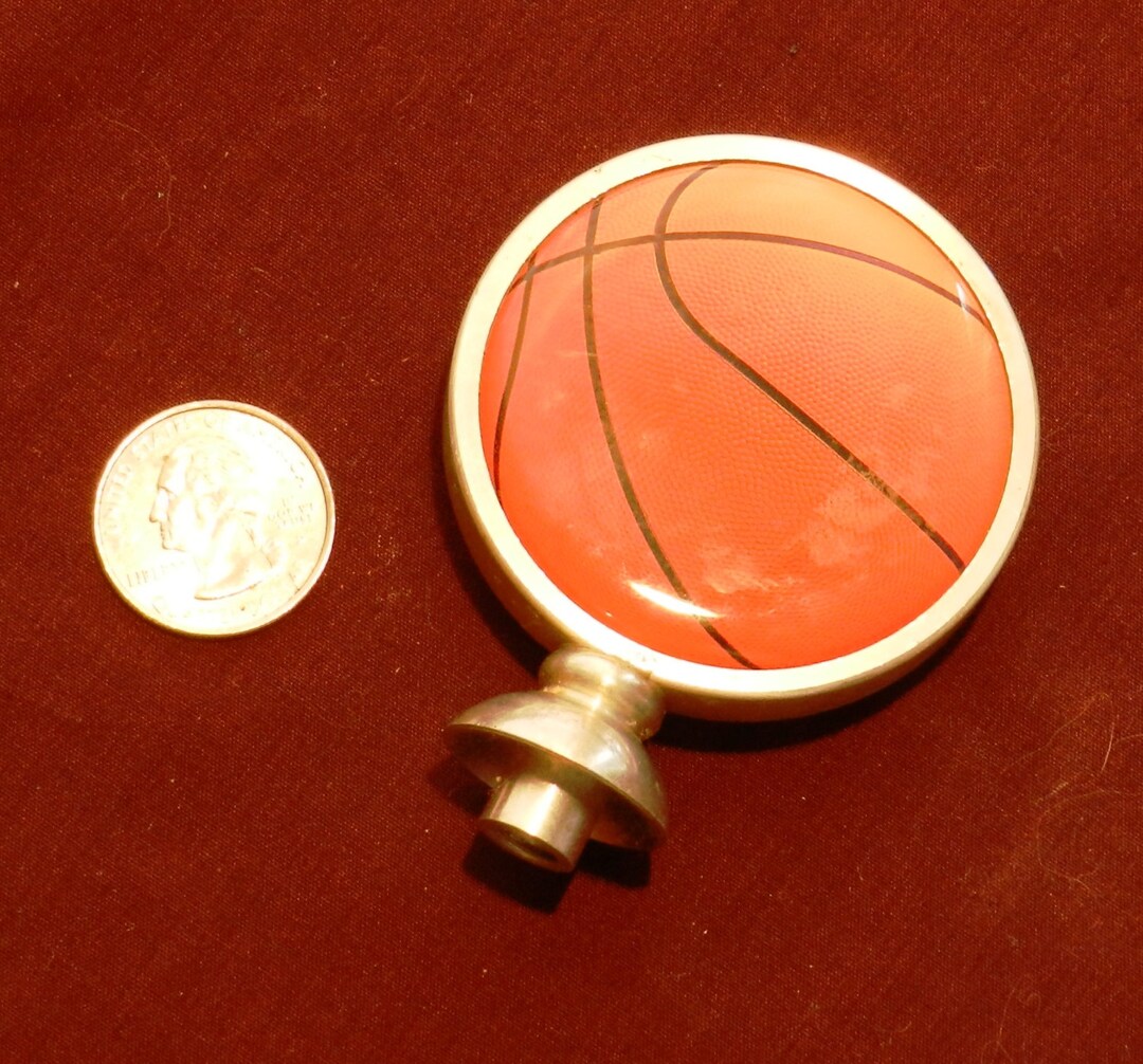 Generic Basketball Shaped Tap Handle Metal and Glass 3 Inches Tall ...