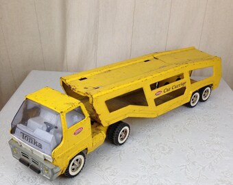 Vintage tonka sale car carrier