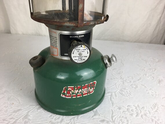 Vintage 2 Mantle Coleman Lantern 220K From November 1982 04290 - Etsy