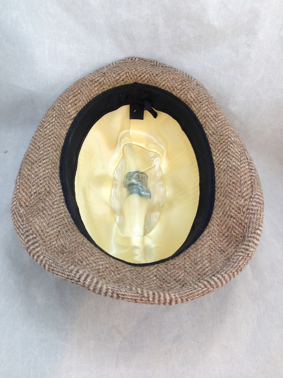 Vintage Pendleton Wool Multi Brown Herringbone Bu… - image 8