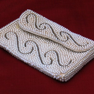 Cartera pequeña vintage con cuentas de Bags by Susan RN n.° 36753 04704
