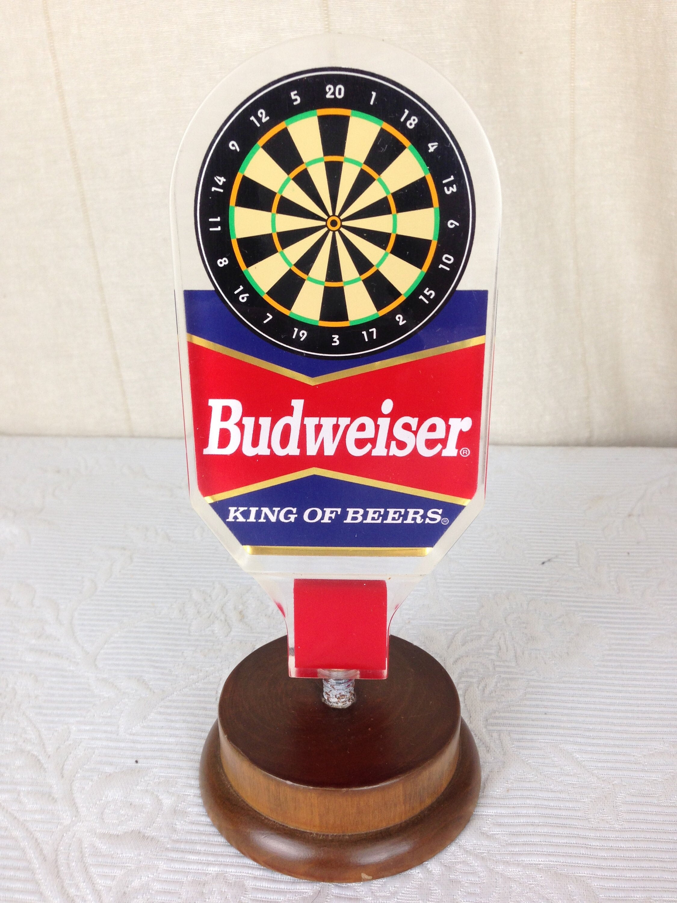 VINTAGE BAR DECO BUD LIGHT DART BOARD VINTAGE