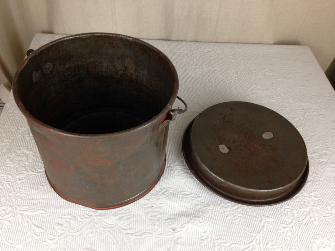 Vintage Colorado Coal Miner's Lunch Pail 7 1/2 Inch Tall 9 Etsy