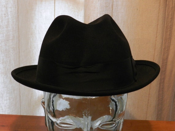Vintage Stetson Nolton DF2018 4X Black Fedora Size 7 1/8 05024 - Etsy