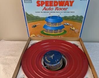 Schylling 車　3台セットSPEEDWAY RACER SCHYLLING SPEEDWAY AUTO RACER TIN WIND UP RACE TRACK WITH