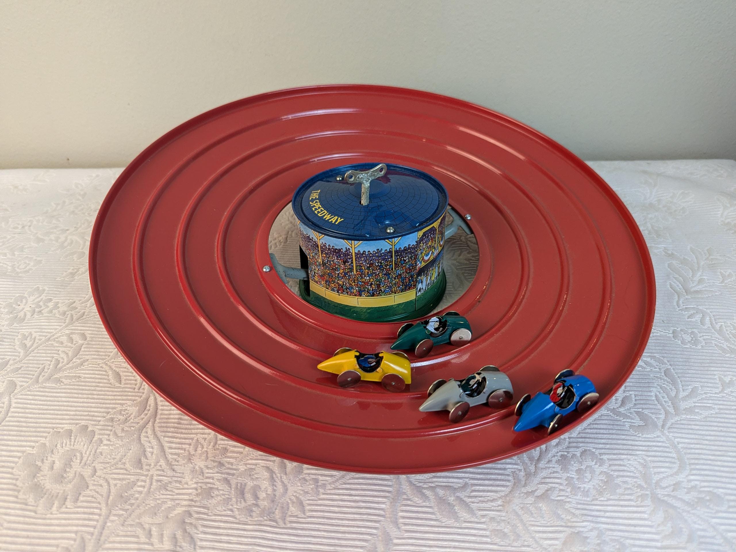Vintage Classic Tin Speedway Auto Racer by Schylling in