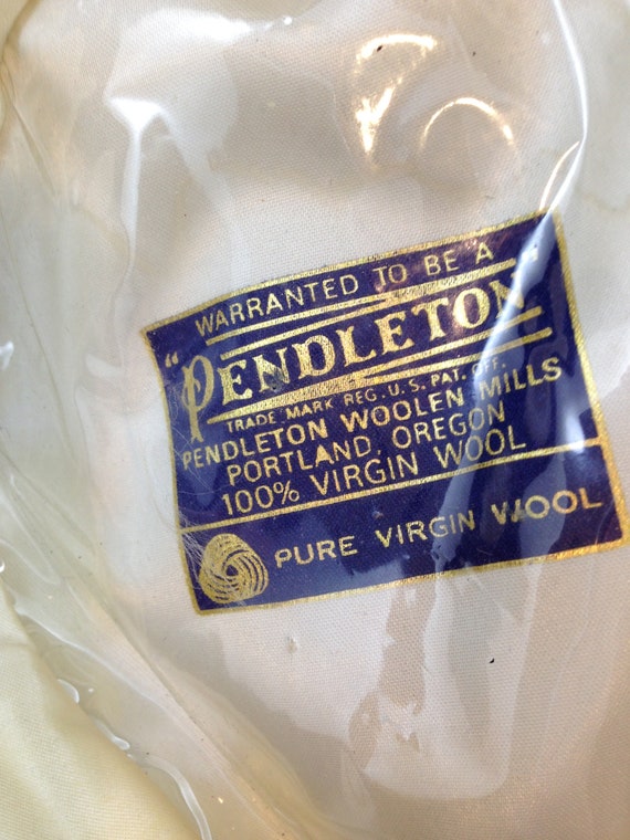 Vintage Pendleton Fedora 100% Wool Speckled Gray … - image 5