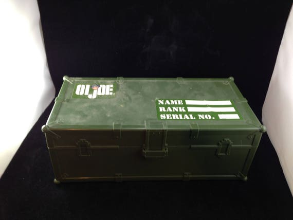 1997 Version of G.I. Joe Foot Locker Green Plastic With Black 